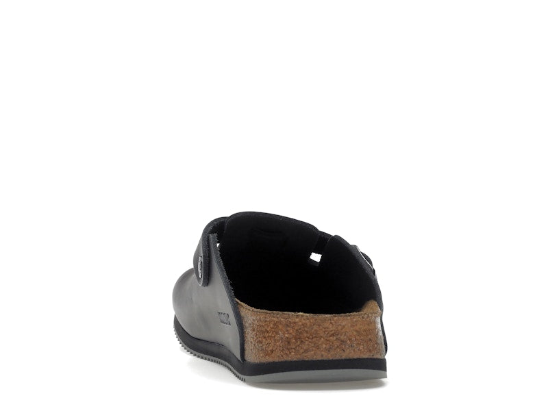 Birkenstock Boston Super Grip Leather Black