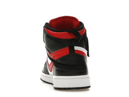 Jordan 1 High FlyEase Black White Fire Red
