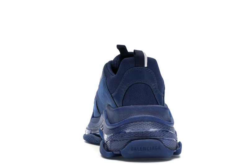 Balenciaga Triple S Clear Sole Navy