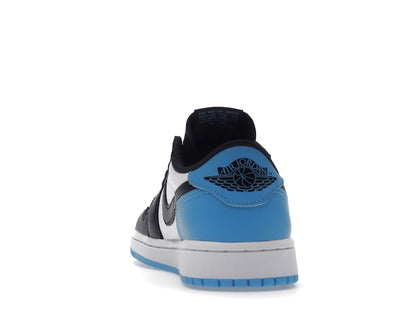 Jordan 1 Retro Low OG Black Dark Powder Blue (Women's)