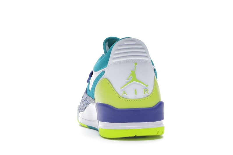 Jordan Legacy 312 Low Ultramarine Neon Yellow Aquamarine