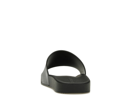 Burberry Check EKD Motif Slide Black
