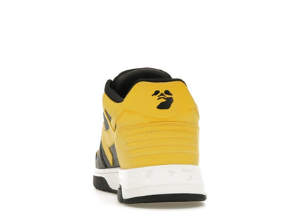 OFF-WHITE Out Of Office OOO Low Tops Black Yellow