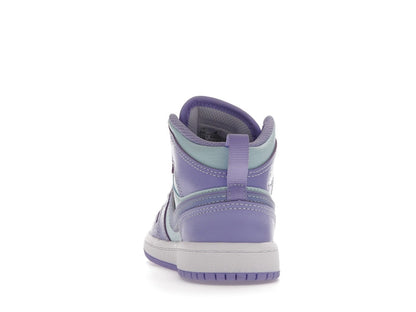 Jordan 1 Mid Purple Aqua (PS)