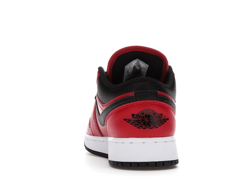 Jordan 1 Low Gym Red Black Pebbled (GS)