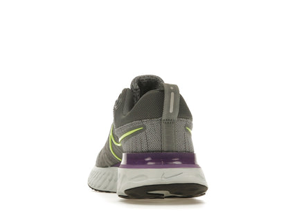 Nike React Infinity Run Flyknit 2 Grey Volt Wild Berry