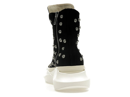Rick Owens DRKSHDW Abstract Sneaks Studded Eyelets Black Milk
