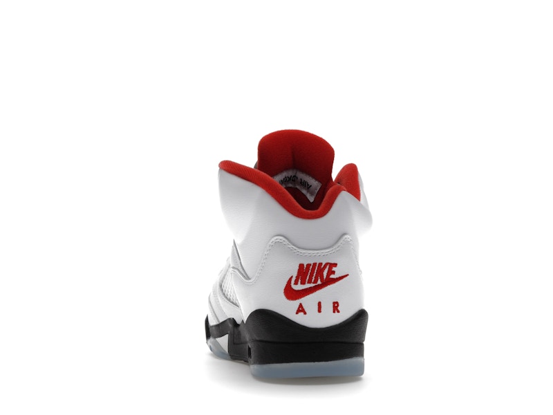 Jordan 5 Retro Fire Red Silver Tongue (2020) (GS)