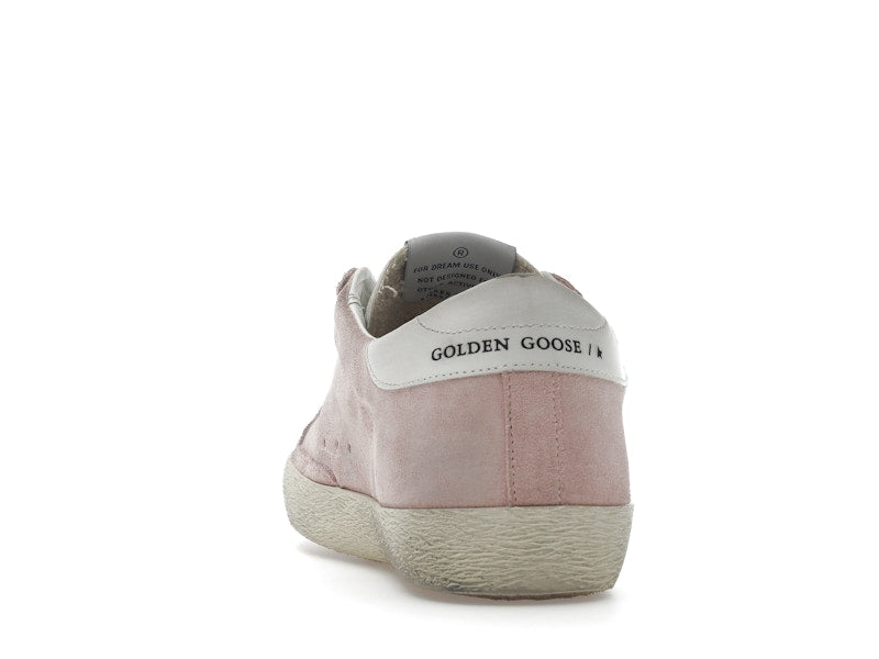 Golden Goose Super Star Pink Suede White