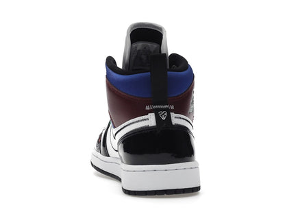 Jordan 1 Mid SE Black White Multi-Color (Women's)