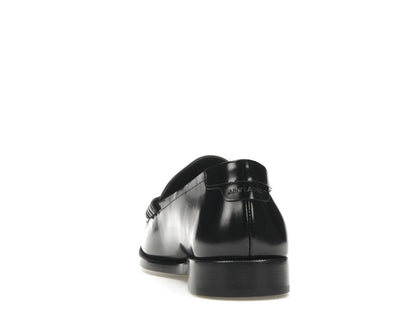 Saint Laurent Le Loafer Penny Slippers Black Leather