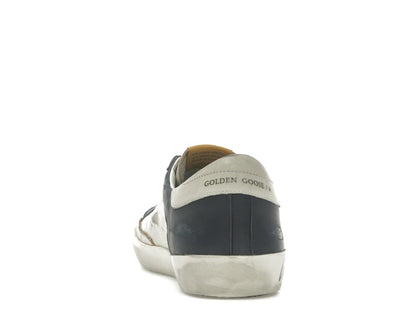 Golden Goose Super Star White Dark Blue Gun Metal