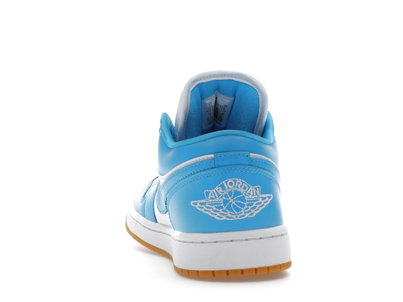 Jordan 1 Low White Gum Light Brown Dark Powder Blue (Women's)