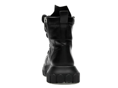 Rick Owens Lido Jumbo Laced Bozo Tractor Black
