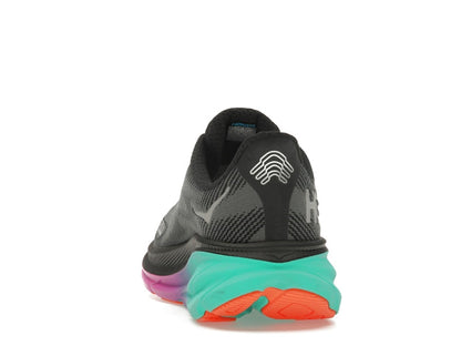 Hoka One One Clifton 9 Gore-Tex Black Electric Aqua