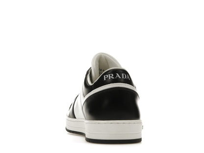 Prada Downtown Low Top Sneakers Leather White Black