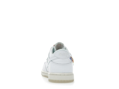 Nike Dunk Low SE Rainbow Lace Swoosh White (PS)