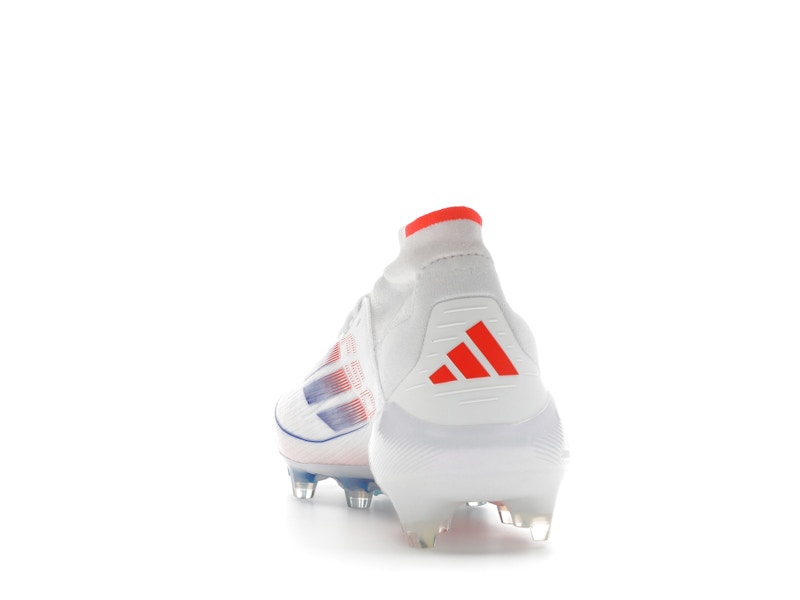 adidas F50 Elite Mid FG Cloud White Lucid Blue Solar Red (Women's)