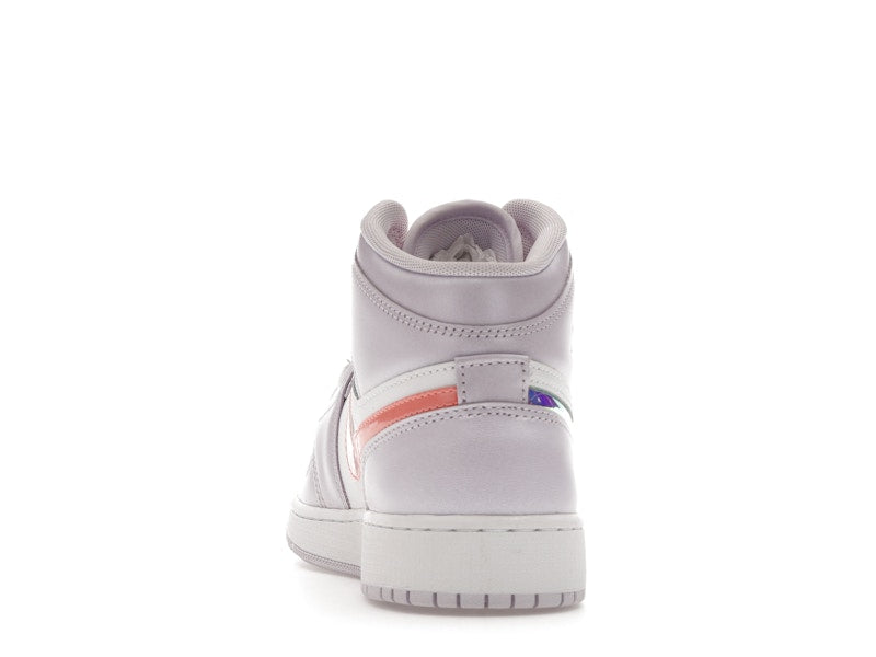 Jordan 1 Mid SE Barely Grape Iridescent Swoosh (GS)