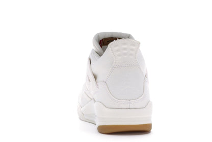 Jordan 4 Retro Levi's White (GS) (Blank Tag)