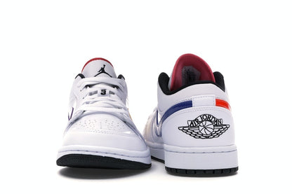 Jordan 1 Low White Multi-Color