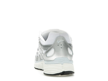 Nike P-6000 White Blue Tint Sail Metallic Silver (Women's)