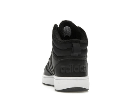 adidas Hoops 3.0 Mid Classic Fur Lining Winterized Core Black Cloud White