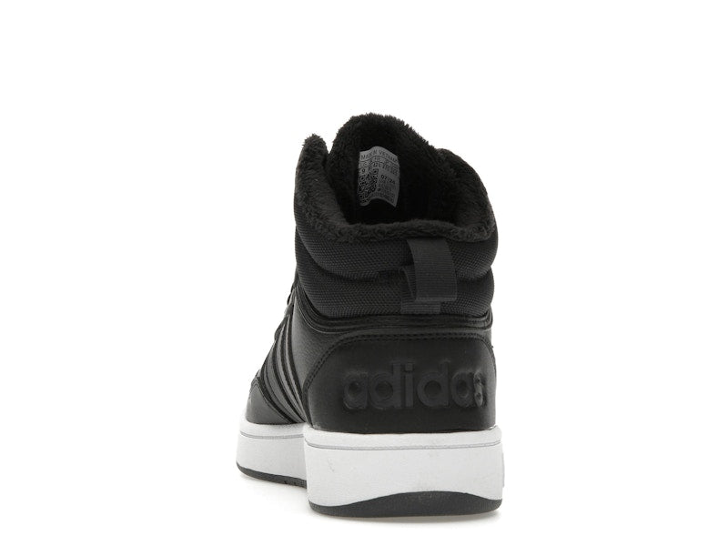 adidas Hoops 3.0 Mid Classic Fur Lining Winterized Core Black Cloud White