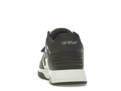 OFF-WHITE Out Of Office "OOO" Low Tops Chocolate Cream