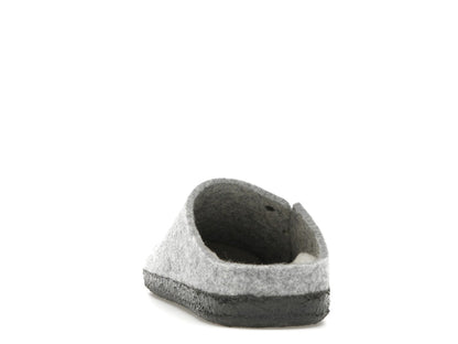 Birkenstock Zermatt Shearling Clog Wool Felt Light Gray