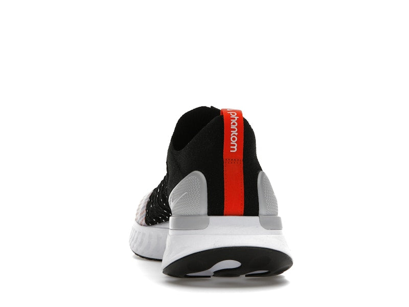 Nike React Phantom Run Flyknit 2 Black Team Orange