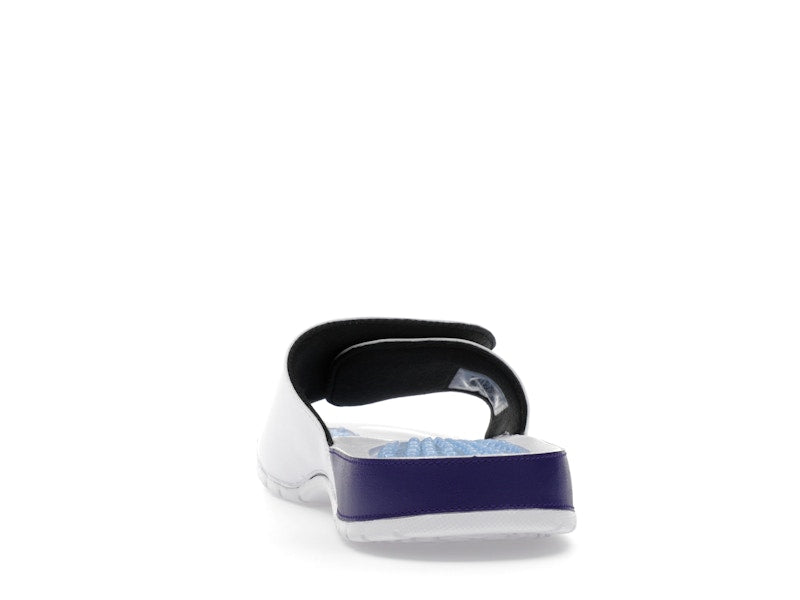 Jordan Hydro 5 Retro Slide White New Emerald Grape Ice Black