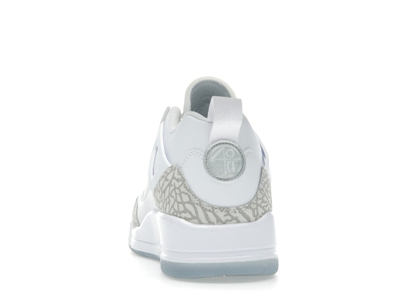 Jordan Spizike Low White Metallic Silver Barely Blue Neutral Grey
