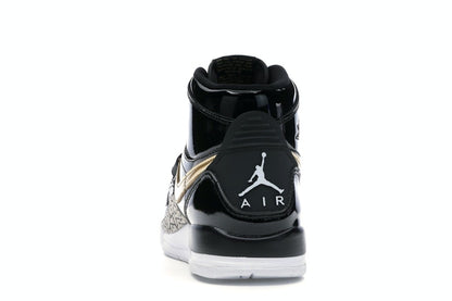 Jordan Legacy 312 Black Gold Patent (GS)