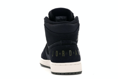 Jordan 1 Mid Black Olive Canvas