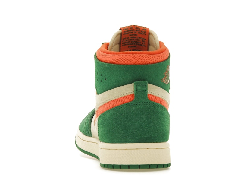 Jordan 1 High Zoom Air CMFT 2 Pine Green Orange Blaze (Women's)