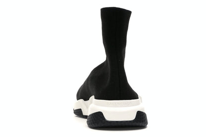 Balenciaga Speed Sock Slip-On Black White