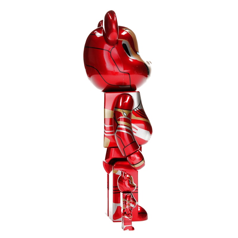 Bearbrick x Marvel Iron Man Mark 50 100% & 400% Set