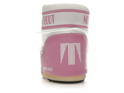 Moon Boot Icon Nylon Low Boot Pink White