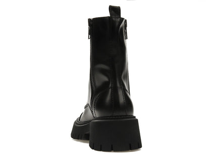 Balenciaga Tractor 20mm Zip Up Boot Black