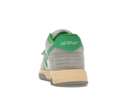 OFF-WHITE Out Of Office OOO Low Tops Light Grey Green