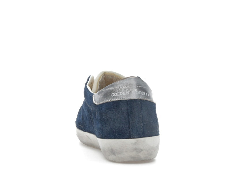 Golden Goose Super-Star Aviator Blue Cream Silver