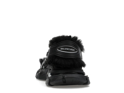 Balenciaga Track Sandal Fake Fur Black (Women's)