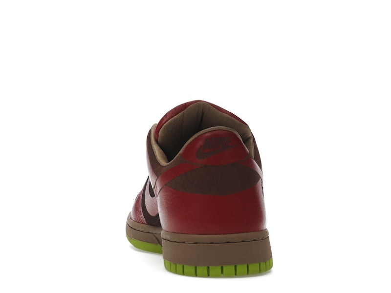 Nike Dunk Low 1-Piece Laser Varsity Red Chartreuse