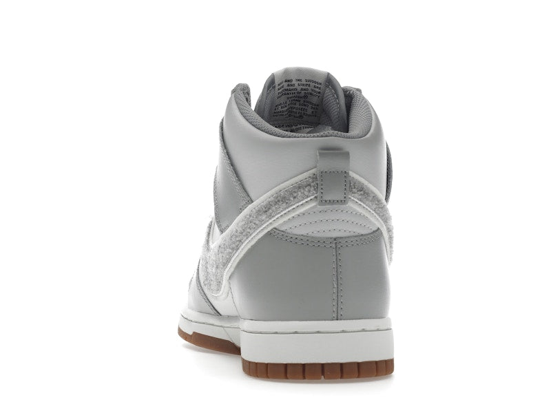 Nike Dunk High University Chenille Swoosh Light Smoke Grey