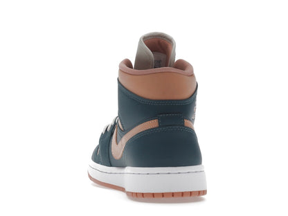 Jordan 1 Mid Dark Teal Green (Women's)
