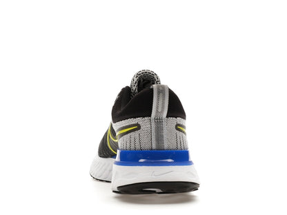 Nike React Infinity Run Flyknit 2 Black White Racer Blue Cyber