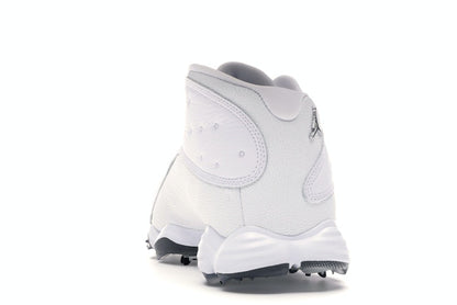 Jordan 13 Retro Golf Cleat White Black