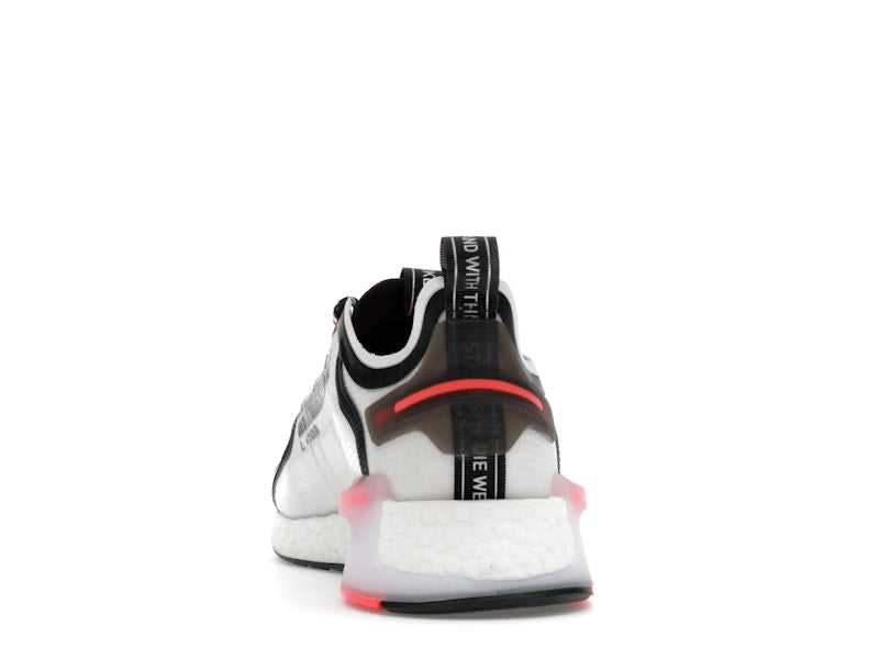 adidas NMD R1 V3 White Matte Silver Crimson