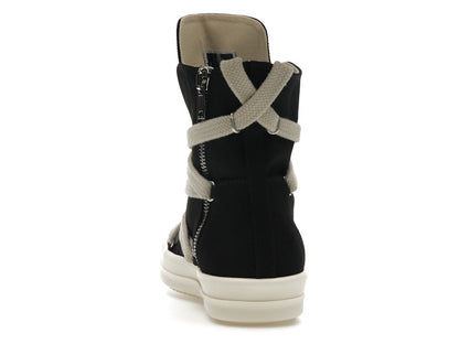 Rick Owens DRKSHDW Hexa High Black Pearl Milk Fat Lace